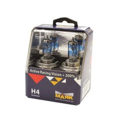 Лампа МАЯК 12V    H4   60/55W  Active  P43t  Active Racing Vision+200% (к-т.2шт)