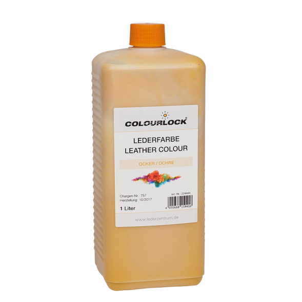 Краска для кожи COLOURLOCK охра Lederfarbe ocker 1000 мл LZ-224444