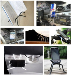 Держатель моб. телефона Carlife ПАУК 50*82мм Черный