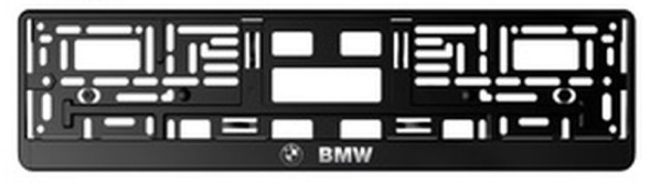 Рамка номера пластик  BMW  (книжка)