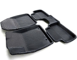 Коврики Hyundai Creta c 2016г-   основа черная, кант черный  EVA 3D