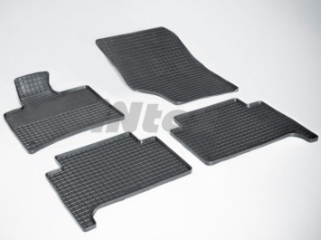 Коврики резиновые   Audi Q7 2005-2015г.  СЕТКА