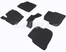 Коврики резиновые   VW Polo V 2019-2020г. БОРТ  (стандарт)