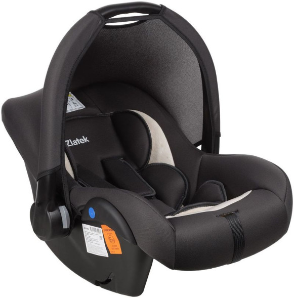 Детское кресло  ZLATEK &quot;Colibri&quot; груп. 0+ (жемчужная сталь lux)