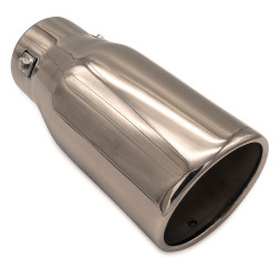 Насадка на глушитель "Carlife" (d 80мм) ширина 95мм длина 180мм, хром