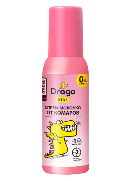 DRAGO Спрей от насекомых для кожи &quot;Drago Kids&quot; (2 часа эффект действия)