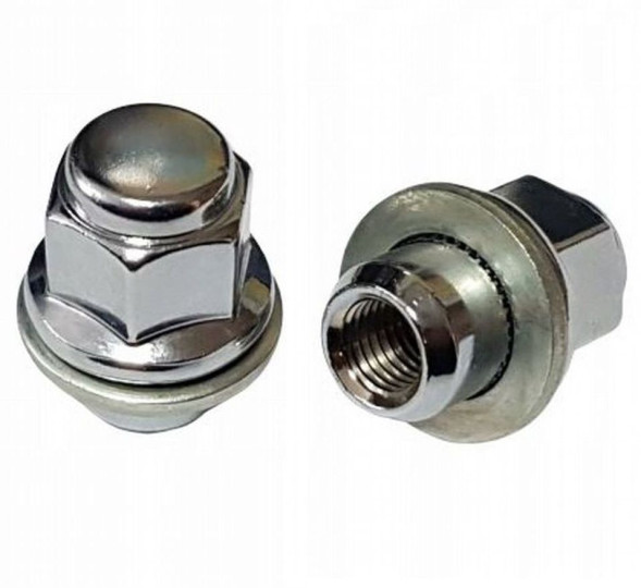 Гайка хром  M12x1.5мм закрытая, прижимная, хром