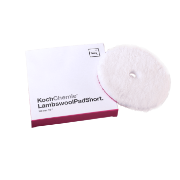 Lambswool-Pad short for eccentric Polishers - полировальный круг из натуральной овчины  для  эксцентриковых машинок 150mm 9998214