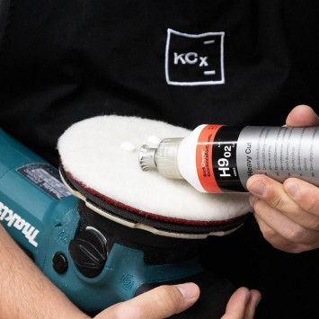 Lambswool-Pad short for eccentric Polishers - полировальный круг из натуральной овчины  для  эксцентриковых машинок 150mm 9998214