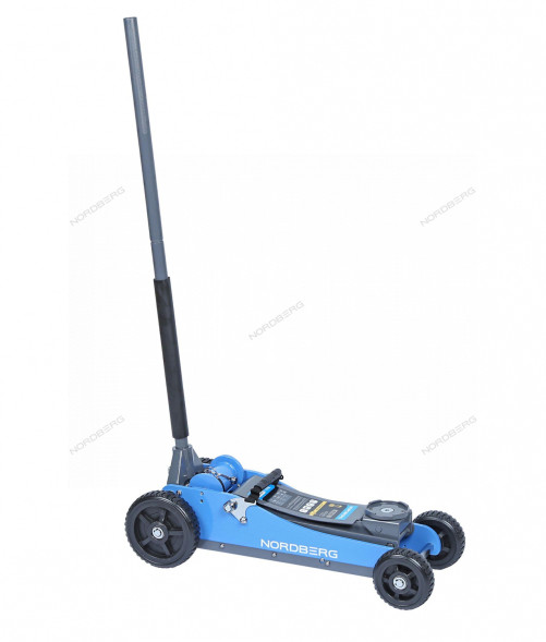 Домкрат подкатной NORDBERG N32031N c большими колесами