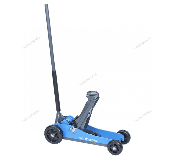 Домкрат подкатной NORDBERG N32031N c большими колесами