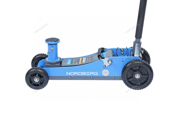 Домкрат подкатной NORDBERG N32031N c большими колесами