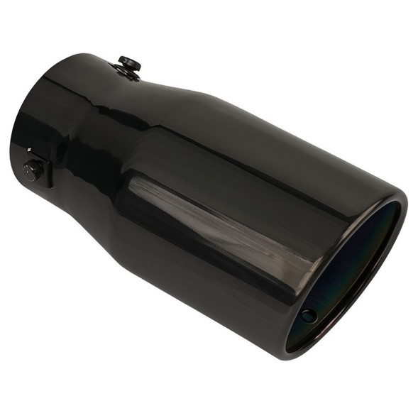 Насадка на глушитель &quot;Carlife&quot; (d 80мм) ширина 95мм длина 180мм, хром темный