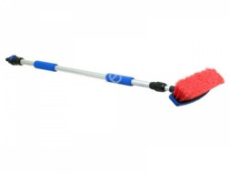 Щетка для мытья машины "М5" 105-160см с краном телескоп.скругленная, 21,6/18мм