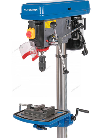 Станок сверлильный NORDBERG ND20118 (850 Вт, 20 мм, 12 скоростей, тиски)