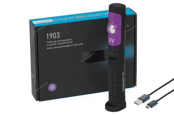 Аккумуляторный ультрафиолетовый светодиодный фонарь NORDBERG 1903