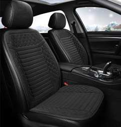 Накидка на сиденье  с подогревом Carlife  Чёрный