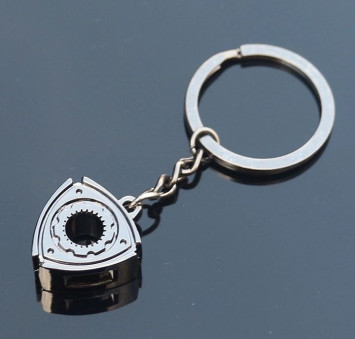Брелок  &quot;Ротор&quot; карабин (1 кольцо)  Графит