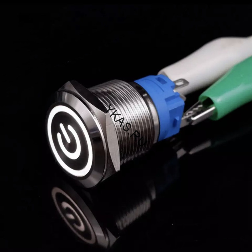 ЭТ Кнопка FOTEK 16мм, металл + колодка