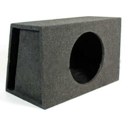 Ящик под сабвуфер 12" (55 литров) обшит карпетом  , щель боковая