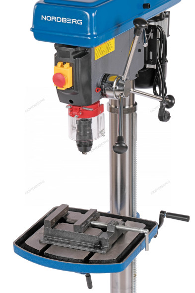 Станок сверлильный NORDBERG ND25118 (1100 Вт, 25 мм, 16 скоростей, тиски)