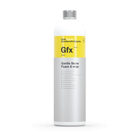 Gentle Snow Foam X-Mas - Высокопенная pH-нейтральная пена для предварительной и ручной мойки автомобиля.  Кислотность (pH) 8,0 (1 л) 471001