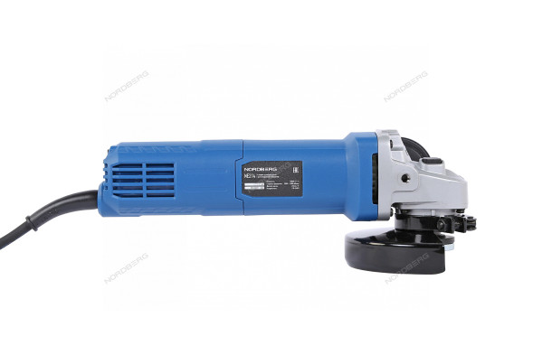 Угловая шлифмашина NORDBERG NE214 с регулировкой оборотов (125 мм, 1400 Вт)