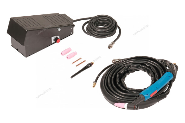 Инверторный сварочный аппарат NORDBERG WT201 (TIG+MMA, AC/DC, 220В)