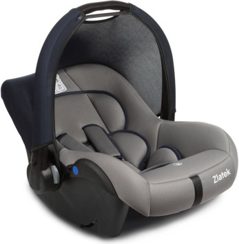 Детское кресло ZLATEK "Colibri" груп. 0+ (светло-серый lux)