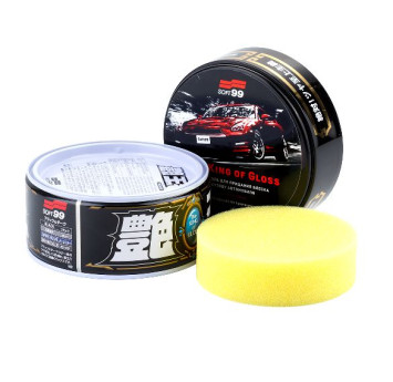 Soft99  Полироль кузова для блеска The King of Gloss для темных 300гр. (придаёт зеркальный блеск)