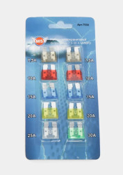 Предохранители флажковые &quot;M5&quot; MAXI  / набор 7,5А-30А  10шт/блистер