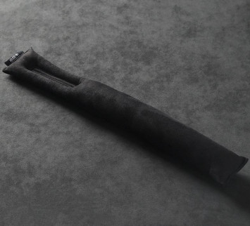 Проставка между сиденьем и тонелью алькантара 45см  Черный (к-кт 2шт)