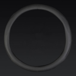 Оплетка на руль Carlife "Arezzo" М, Чёрный/Чёрный пористая кожа