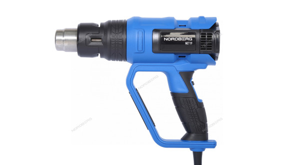 Фен NORDBERG NE719 (4 насадки, кейс, 50-650 °С, 2000 Вт)
