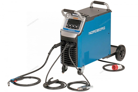 Инверторный сварочный аппарат NORDBERG WMI252 (MIG/MAG/MMA, 380В)