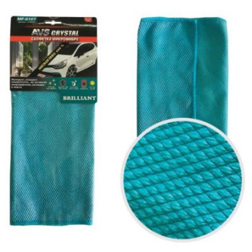 Микрофибра  AVS  35x40см (1шт) (для чистки стекол)