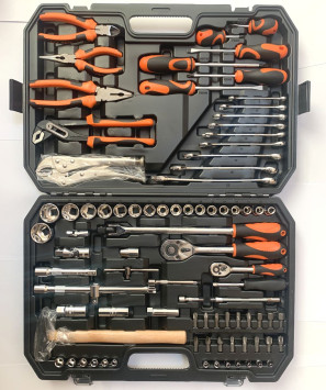 DC Набор инструмента 1/2&quot; &amp; 1/4&quot;,  86 предмета  (6 гр.)