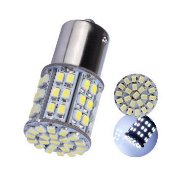 SOLAR  Свет-од  12V  T15  64 SMD 1206   BA15S белый