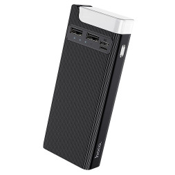 Зарядное устр-во Power Bank HOCO J86 3 порта 30000mAh + фонарик