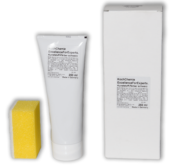KUNSTSTOFF-FARBER SCHWARZ - Водостойкая крем-краска для пластика длительного действия. Чёрная (250 мл) 251250