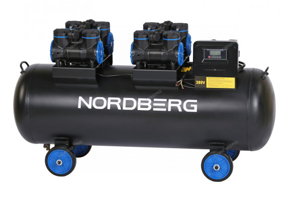 Компрессор поршневой безмасляный NORDBERG NCEO300/1000 (380В, 300 л, 1000 л/мин)
