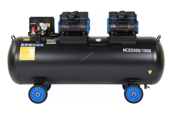 Компрессор поршневой безмасляный NORDBERG NCEO300/1000 (380В, 300 л, 1000 л/мин)