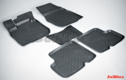 Коврики резиновые   Renault Logan I 2004-2014г./ Dacia Sandero с 2008г.-  БОРТ