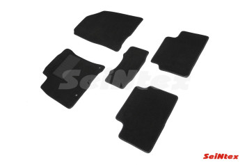 Коврики текстильн. KIA Ceed III c 2018г. /компл.5шт./осн.резин./ LUX
