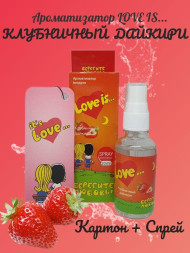 Осв.возд.  Соntact  ЁЛКА+СПРЕЙ  Love is...  "Клубничный дайкири" 30мл