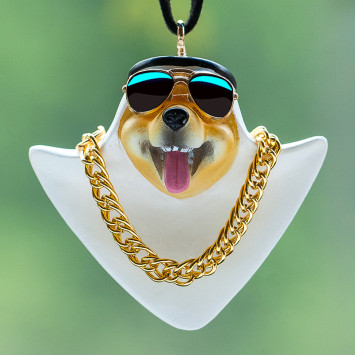 Подвески на зеркало заднего вида Собака