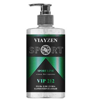VIAYZEN Гель для душа парфюмированный, мужской 460мл. VIP212 Carolina Herrera