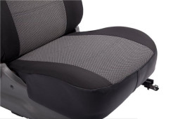 Авточехлы  Renault  Logan/Sandero  (Раздельная) с 2014г-  (жаккард+экокожа) без airbag