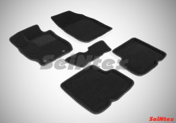 Коврики  Nissan Almera IV с 2013г-  /компл.5шт./осн.резин./ 3D