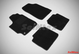 Коврики текстильн. Toyota Camry VII 2012-2018г. /компл.4шт./осн.резин./ LUX